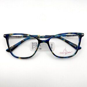 Baby Phat BV279 BLUTT Eyeglass Frames Cat Eye Plastic Blue Tortoise 51-16-135